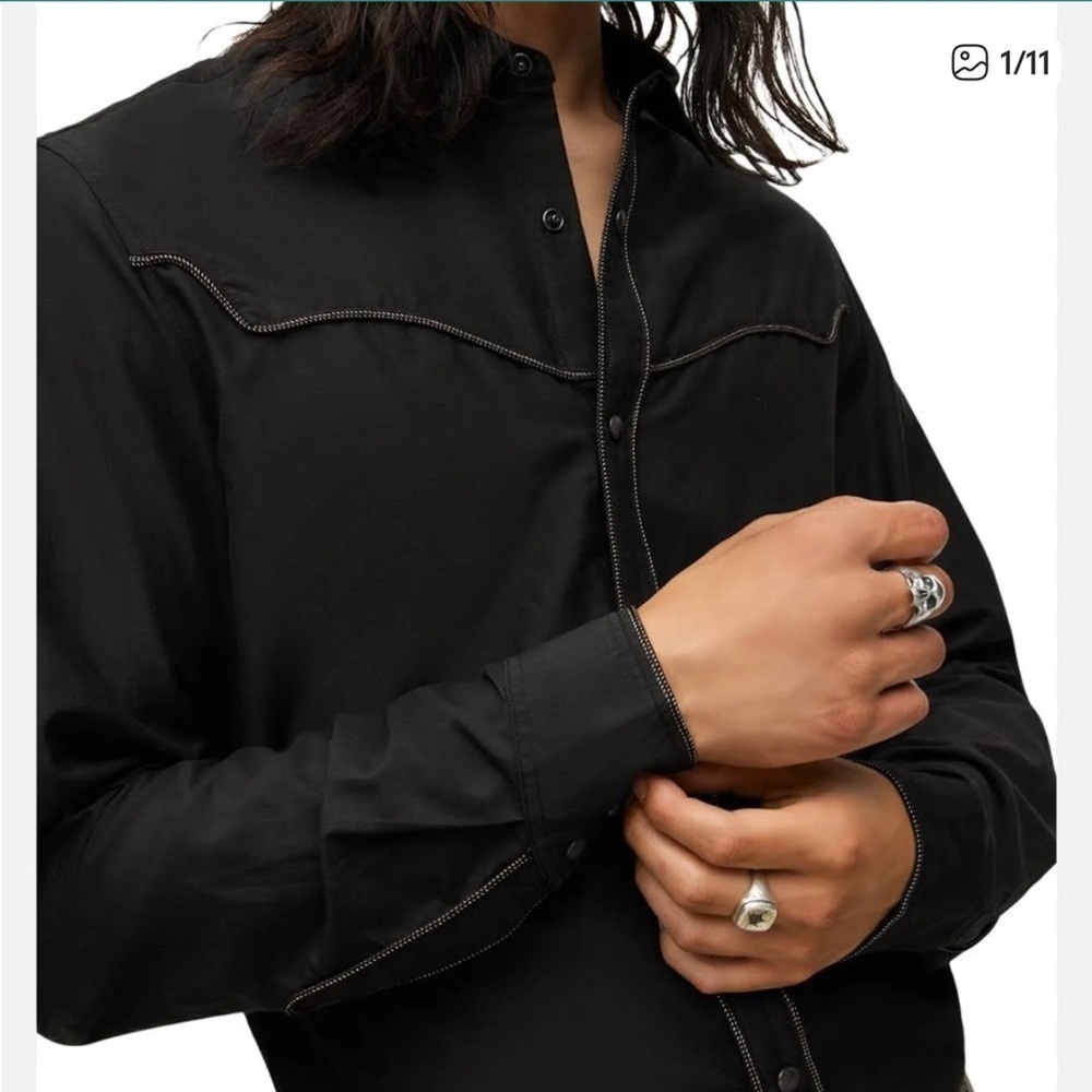 John Varvatos Francis Western Shirt